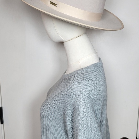 Modern Citizen Cable Knit Cotton Blend Ribbed Sweater Cropper Pullover Size XS/S - Picture 7 of 11